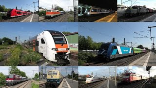 Bahnverkehr im Bahnhof Kamen mit Br111  nWagen V200 E94 78 468 DB Mireos Desiro HC ICE 2 uvm [upl. by Rdnaskela382]