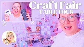 MY CRAFT FAIR DISPLAY A Full Table Tour amp My Market Essentials [upl. by Rihsab]