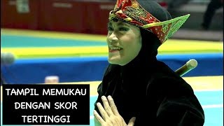 WARGA PSHT MERAIH EMAS DI JURUS TUNGGAL PUTRI ASIAN GAMES 2018 [upl. by Liatrice]