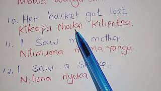 Kiswahili Tenses Kiswahili for Beginners By Teacher Hezron [upl. by Olshausen]