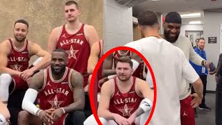 Nikola Jokic and Team WEST Pregame Handshakes and Photo Shooting  Nba All Star game 2024 [upl. by Lamdin103]