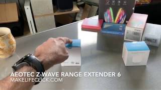 AEOTEC ZWAVE RANGE EXTENDER 6  HOW IT WORKS [upl. by Atteirneh]