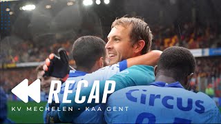 ⏮ Recap KV Mechelen  KAA Gent JPL MD2 [upl. by Guinn725]