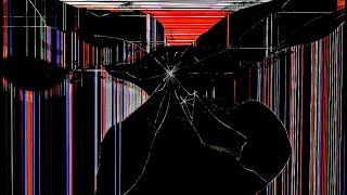 Broken TV Screen Glass amp REAL Glitches effects [upl. by Alexio664]