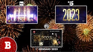 Capodanno 2023 in TV  Countdown e Festeggiamenti [upl. by Puri]