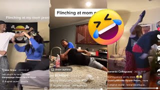 Flinching At My MOM Prank  TikTok Funny [upl. by Eugenie]