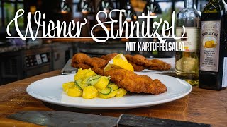 Wiener Kalbsschnitzel mit Kartoffelsalat – Kochen im Tal [upl. by Anees]