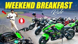 Weekend Breakfast Ride  SuperBike Ride  Sandeep Nadimpalli  Telugu [upl. by Aihseya]