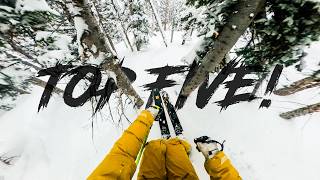 MY TOP 5 SKI RUNS FROM LAST YEAR GoPro POV [upl. by Philips]