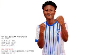 OPHELIA SERWAA AMPONSAH  Ampe Darko Ladies Fc  202324 Ghana Womens League  Highlights HD [upl. by Quenby106]