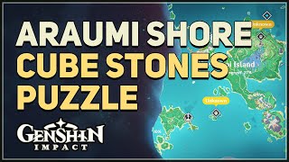 Araumi Shore Cube Stones Puzzle Genshin Impact [upl. by Maddis]