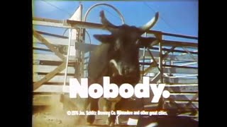 Schlitz Malt Liquor Rodeo Commercial 1976 [upl. by Cyrus]