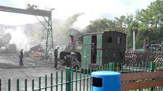 Locomotive No 6 quotPadarnquot at the Snowdon Mountain Railway  Part 2 [upl. by Rimhsak147]