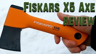 Fiskars X5 axe review  Video 27  In The Wild With Chris [upl. by Nnilsia]