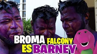 🔥BROMA A FALCONY LO CONVERTÍ EN BARNEY 🔥 [upl. by Ford]