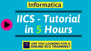 Informatica IICSIDMC Tutorial  Informatica Cloud Tutorial  IICS Full Course [upl. by Poulter]