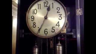 VH WESTMINSTER CHIME LONGCASE GRANDFATHER CLOCK [upl. by Helse]