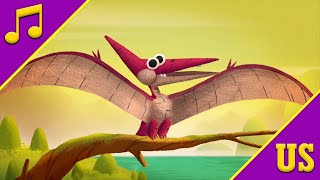 Pterodactylus  US SingAlong  StoryBots [upl. by Osric334]