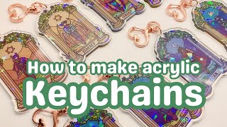 How to Make Acrylic Charms with Vograce  Start to Finish Tutorial [upl. by Cogn]