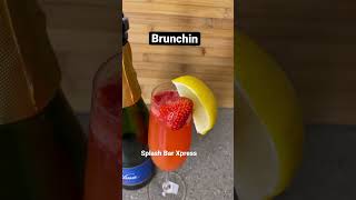 Strawberry amp Limoncello Mimosa brunch mimosa cocktail shorts shortsvideo brunchrecipe [upl. by Pliam]