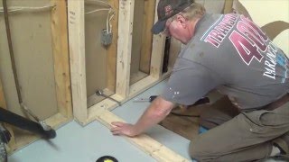 Craziest Bathroom I Ever Built  Framing The Raised Floor And Plumbing  THE HANDYMAN [upl. by Zeidman]