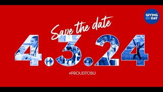 Save the date for Giving Day 2024 [upl. by Hartzell]