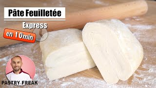 PÂTE FEUILLETÉE RAPIDE en 10 MIN  Recette Facile [upl. by Stevens]