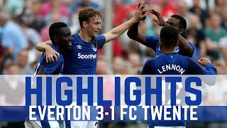 HIGHLIGHTS EVERTON 30 FC TWENTE  MIRALLAS LENNON AND DOWELL [upl. by Eberta]