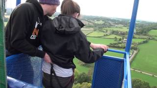 Bungee Jump Chepstow 400ft [upl. by Tillo]