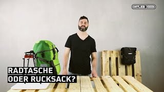 Radtasche oder Rucksack Beides [upl. by Sykleb]