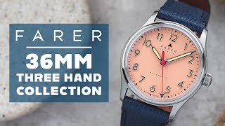 A Look At The Farer 36mm Three Hand Collection [upl. by Ettereve]