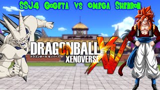 Dragon Ball Xenoverse  SSJ4 Gogeta vs Omega Shenron PC 60FPS Gameplay [upl. by Trix]