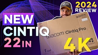 New CINTIQ 22 4k 2024 Is That Really Good Unboxing  Review as Artist [upl. by Thaine36]