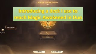 INTENSE Road to MA Introducing a deck I use to reach Magic Awakened  Harry Potter Magic Awakened [upl. by Atse]