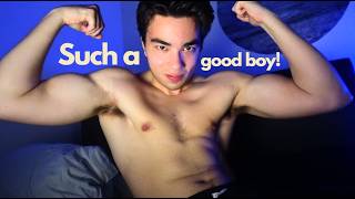 ASMR quotSuch A Good Boyquot Praise amp Muscle Flexing Triggers [upl. by Bearce]