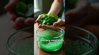 Do the Oxalates in Spinach Cause Kidney Stones [upl. by Furey]