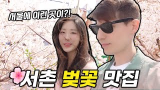 서촌 팝콘이 다 튀었다 랜선 벚꽃 VLOG 🌸🍿 [upl. by Eanad]