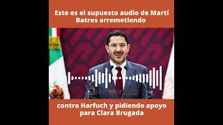 Luego de supuesto audio de Martí Batres hoy aseguran que Clara Brugada será la candidata a la CDMX [upl. by Keary794]