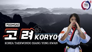 Taekwondo Poomsae Koryo 고려품새 Step by Step [upl. by Leirbag]