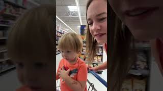 Grocery shopping at walmart with my toddler part 13❤️ shoppingbuddy groceryshopping portstrike [upl. by Leuneb]