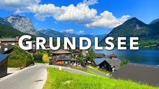 GRUNDLSEE AUSTRIA  Walking Tour at Lake in Styria [upl. by Yvehc]