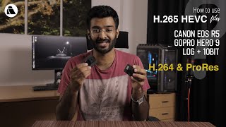 How to use H265 footage in your edits Gopro and C Log HEVC solution  Transcoding made easy [upl. by Adon]