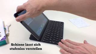 Test Logitech Ultrathin Keyboard für iPad Airmini [upl. by Aimerej]