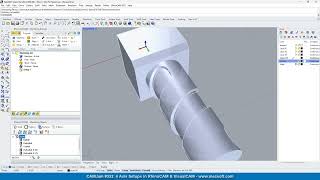 CAMJam 333 4 Axis Setups in RhinoCAM and VisualCAM [upl. by Alliehs]