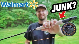 Testing The MOST EXPENSIVE Fly Rod Combo At WALMART [upl. by Eveineg108]