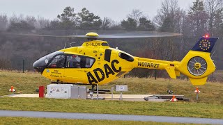 ADAC Luftrettung  Alarmstart Christoph 70 zu Notfalleinsatz  DHLDM  EC135 [upl. by Enortna174]