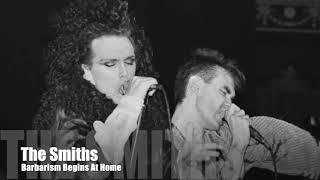 Morrissey and Pete Burns sing Barbarism Begins At Home Duet 1985 LIVE [upl. by Elsbeth]