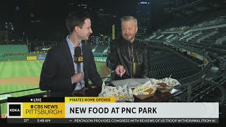 Sampling the new food offerings at PNC Park [upl. by Vaenfila125]