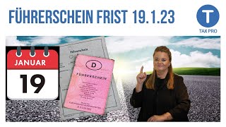 Führerschein läuft ab DAS ändert sich 2023 für Autofahrer [upl. by Ronel]