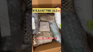 Nykaa Hot Pink Sale Haul🎀✨ shortsfeed shorts nykaahaul nykaahotpinksale ashortaday unboxing [upl. by Tung227]